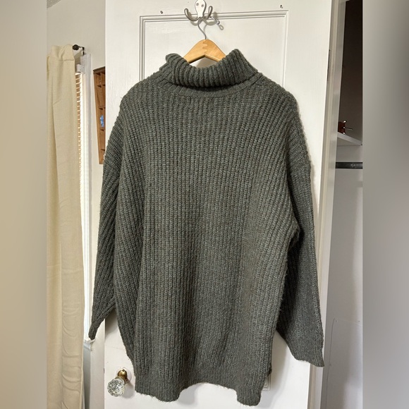 Old Navy Olive Green Turtleneck Sweater - Picture 2 of 5